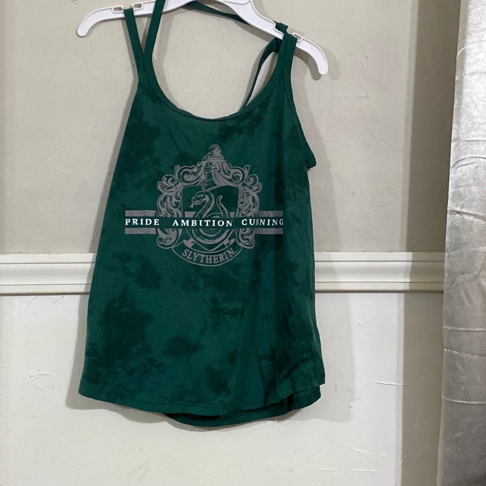 Harry Potter Slytherin tank top size small